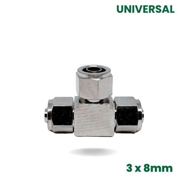 Teu metalic 3x8mm, lungime 45mm, set
