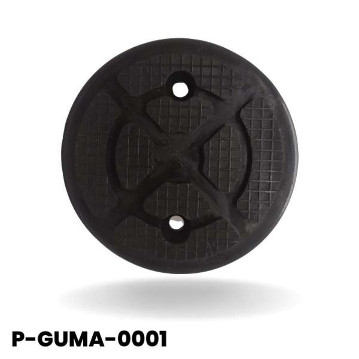 Suport din cauciuc pentru cric 12cm AZ, 12cm, negru, pentru ridicarea vehiculelor