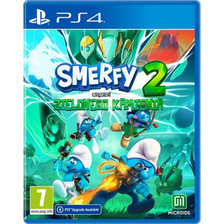 Joc PS4 Smerfy 2 - Playstation, cooperare, 4 personaje, multicolor