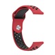 Szíj Huawei Watch GT2 / GT3 42mm, Samsung Galaxy Watch 4 / 5 / 6 / 7 / FE, Polar Ignite / 2 / 3 / Unite, Amazfit Bip GTR 42mm, GTS 2 / 2e / 3 / 4 / Mini, Garmin Venu / SQ, Vivoactive 3 / 5, Best Accessories, 20mm, Piros / Fekete
