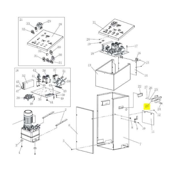 Supapa electromagnetic DC24, AZ, pentru montajuri Twin Busch, 24V