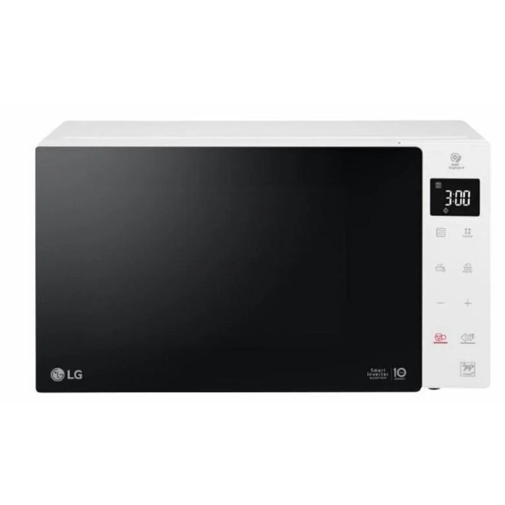 Cuptor cu microunde LG MS23NECBW, 23l, alb, tehnologie invertoare, EasyClean