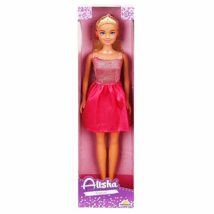 Alisha baba parti ruhában, rózsaszín