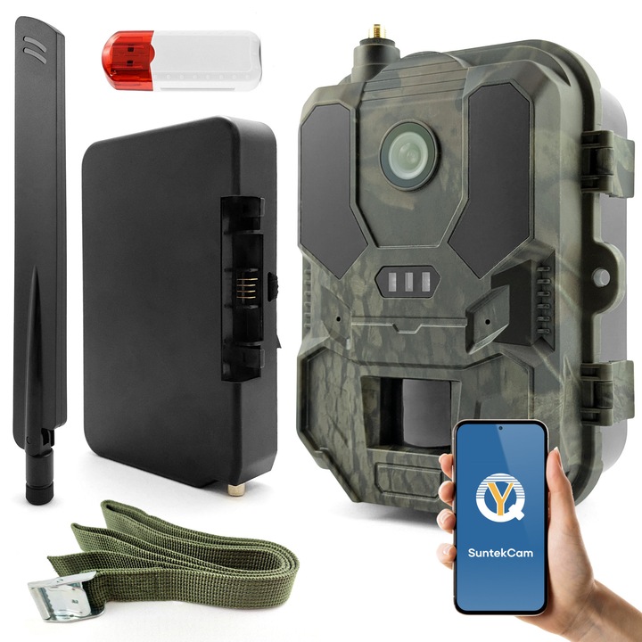 Camera de vanatoare Suntek HC-960 ULTRA, 4G LTE, 4K