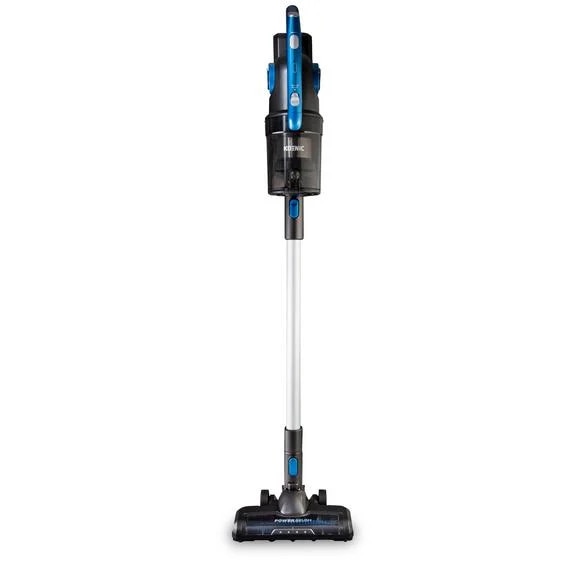 Aspirator fara fir, Koenic KVR 25221, 40 minute autonomie, 300 ml, cu functie de mopare, iluminare LED, negru/albastru
