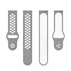 Szíj kompatibilis Huawei Watch GT2 / GT3 42mm, Samsung Galaxy Watch 4 / 5 / 6 / 7 / FE, Polar Ignite / 2 / 3 / Unite, Amazfit Bip GTR 42mm, GTS 2 / 2e / 3 / 4 / Mini, Garmin Venu / SQ, Vivoactive 3 / 5, Best Accessories, 20mm, Szürke / Fehér