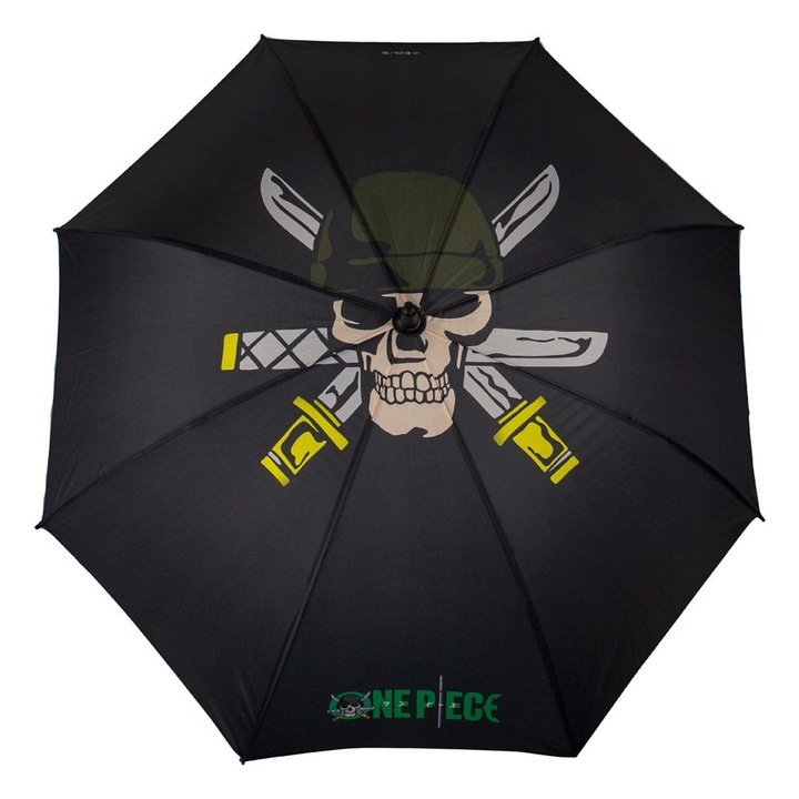 Esernyő Zoro One Piece, Cinereplicas, 121 cm, fekete, licencelt