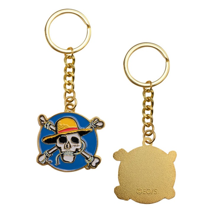 Luffy kulcstartó, Cinereplicas, plüss, többszínű, kompakt