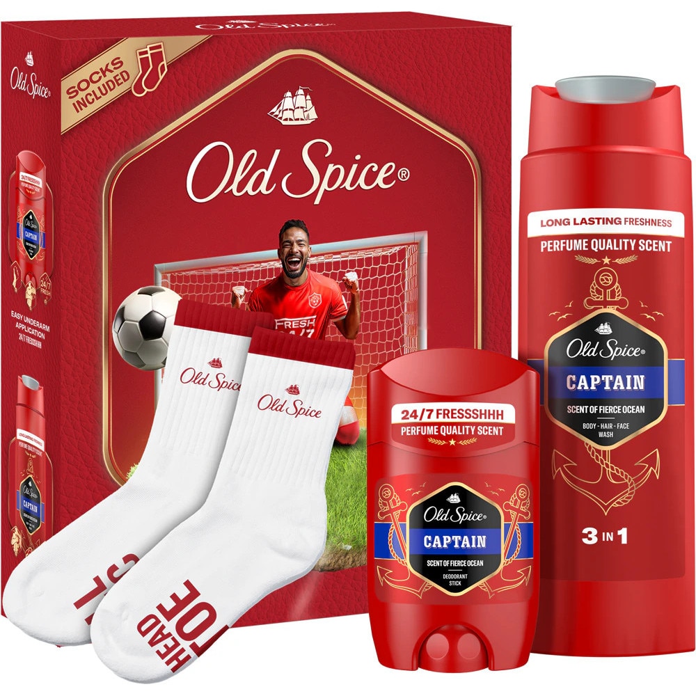 Set cadou Old Spice, deodorant stick 50 ml, gel de dus 250 ml