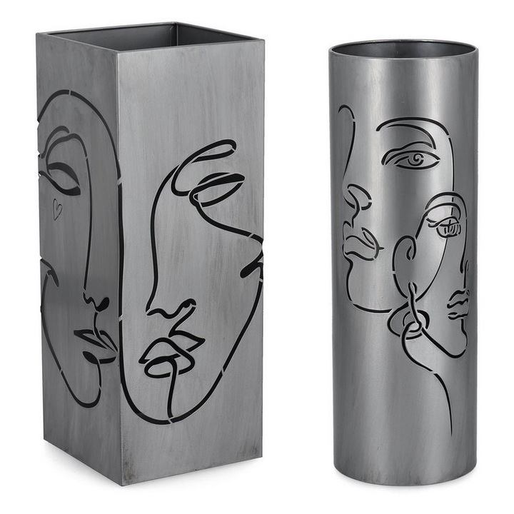 Комплект 2 стойки за чадъри Bizzotto сребристи 20x20x52см, 18x52см