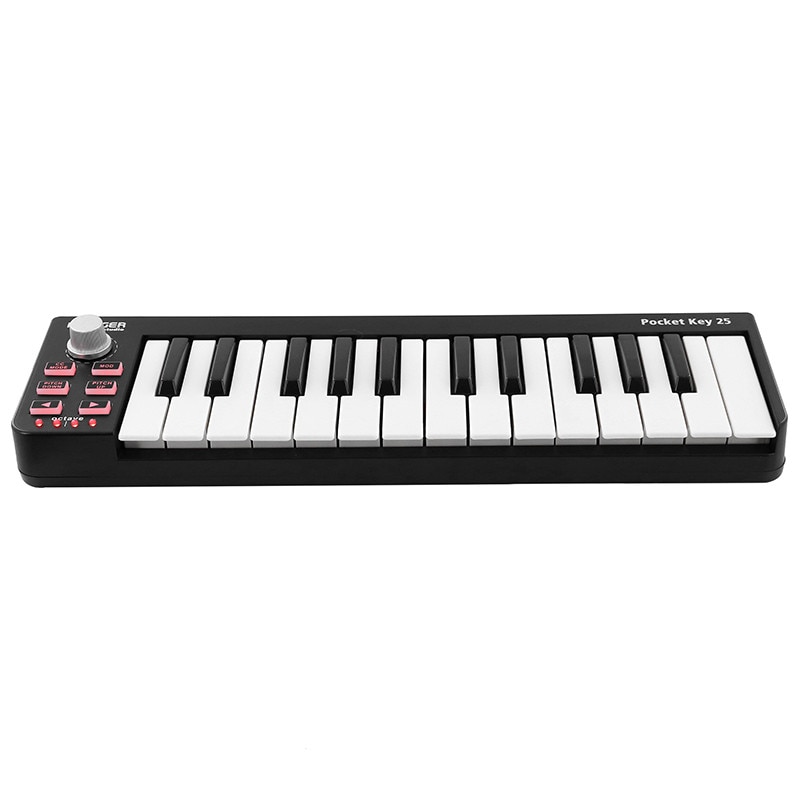 Plugger Pc Controler MIDI USB Plugger Studio Pocket Key 25, 25 taste mini cu ...