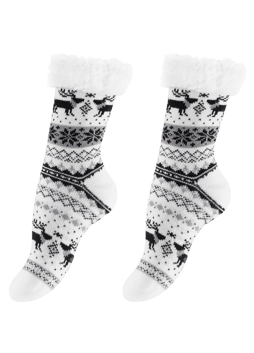 Sosete de iarna pentru femei cu talpa antiderapanta, marimea 36-41