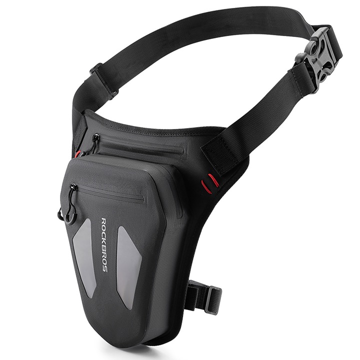 Rockbros motortáska, 1L, TPU 600D, fekete