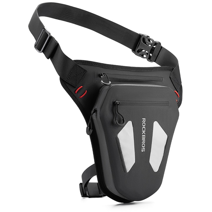 Rockbros motortáska, 1L, TPU 600D, fekete