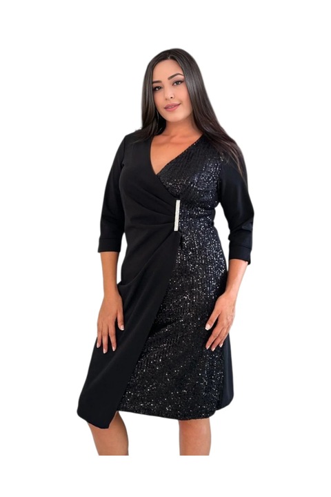 Rochie eleganta Delia, culoare negru