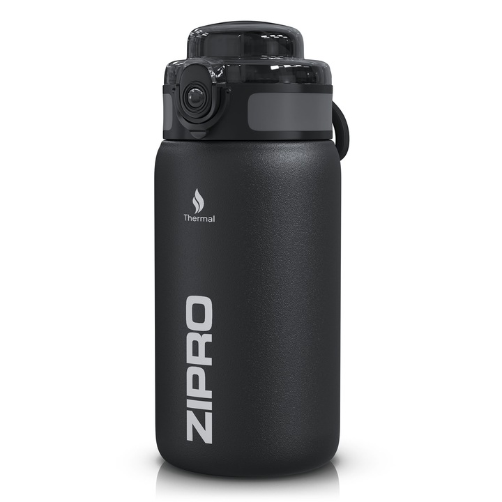 Sticla Termos din inox, Zipro ThermalBottle, otel inoxidabil, 700ml, Negru