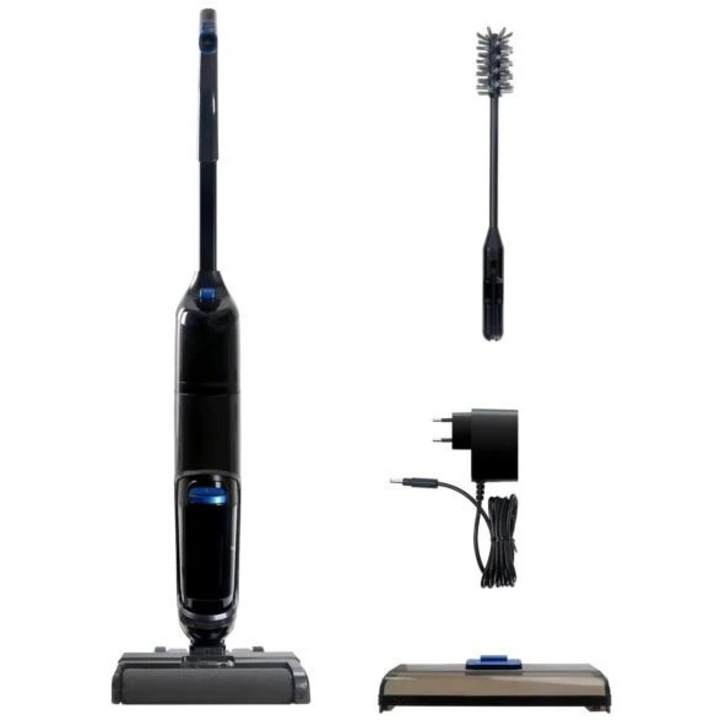 Aspirator fara fir Koenic KVRWD 21624, functie de spalare, autonomie 32 minute, design ergonomic