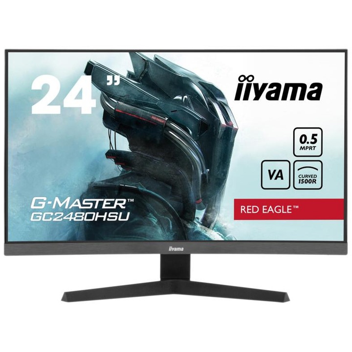 Monitor iiyama G-Master Red Eagle, 24", 180 Hz, 0.5 ms, negru