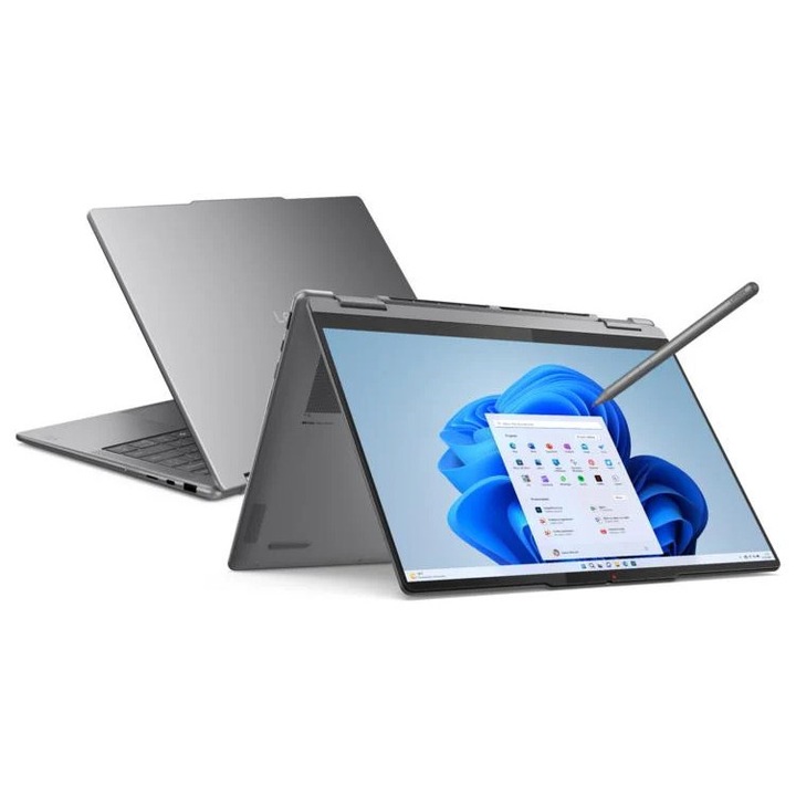 Laptop 2in1 Lenovo Yoga 7 14Ill10, Intel Core Ultra 5, 16GB RAM, 1TB SSD, Wuxga, Luna Grey
