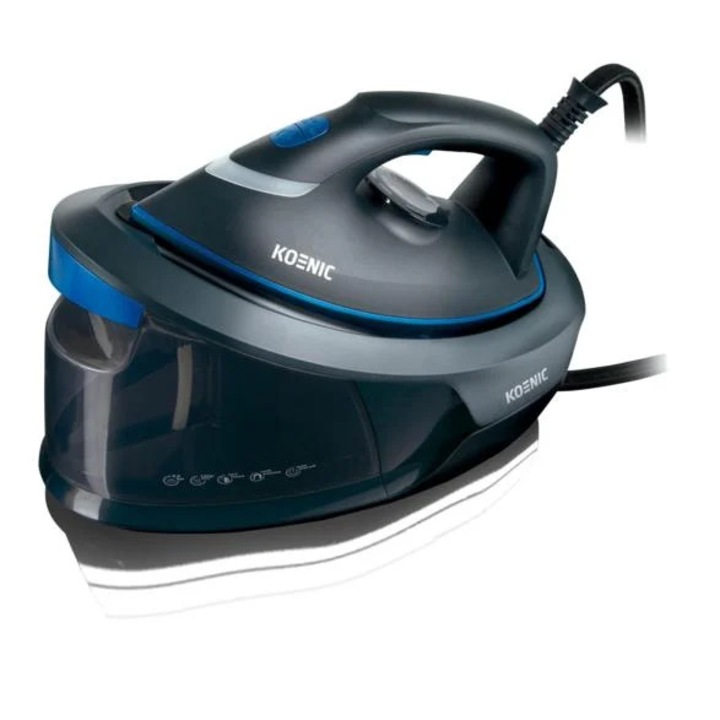 Generator de aburi Koenic KST 81525, 2400W, 8 bar, rezervor 1,5L, ceramica