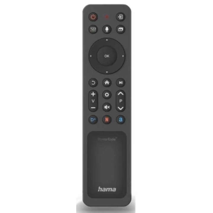 Hama 221058 Bluetooth távirányító Samsung Smart TV-hez, ergonomikus kialakítás, fekete szín