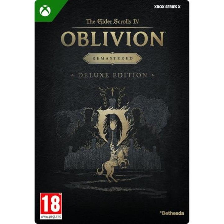 The Elder Scrolls IV: Oblivion Remastered - Editia Deluxe, joc Xbox Series, continut extins, grafica de noua generatie