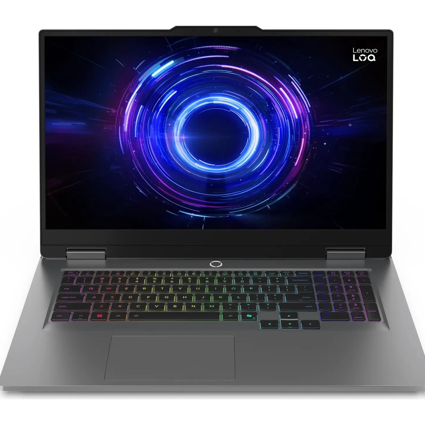 Laptop Lenovo LOQ, 17.3" Full HD, Intel® Core™ i5 13450HX pana la 4.6 GHz, 16 GB RAM DDR5 4800, 512 GB SSD, NVIDIA® GeForce® RTX 5050 8 GB, Free Dos, Luna Grey 512 GB