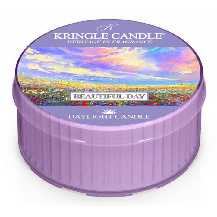 Lumanare Kringle Candle Beautiful Day, guava, citrice, 30x10cm