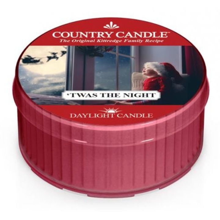 Lumanare Country Candle Twas the Night, горски плодове, акценти от анасон, 10x10см
