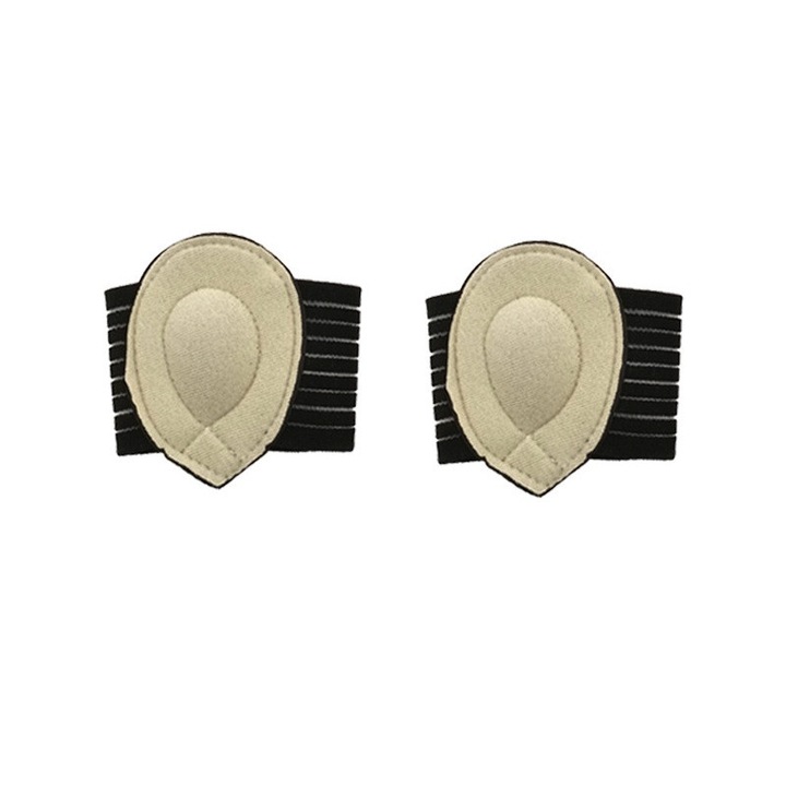Set 2 Orteze ortopedice pentru fasceita plantara si platfus, respirabile, universale, 10x7.5x0.5cm, Negru
