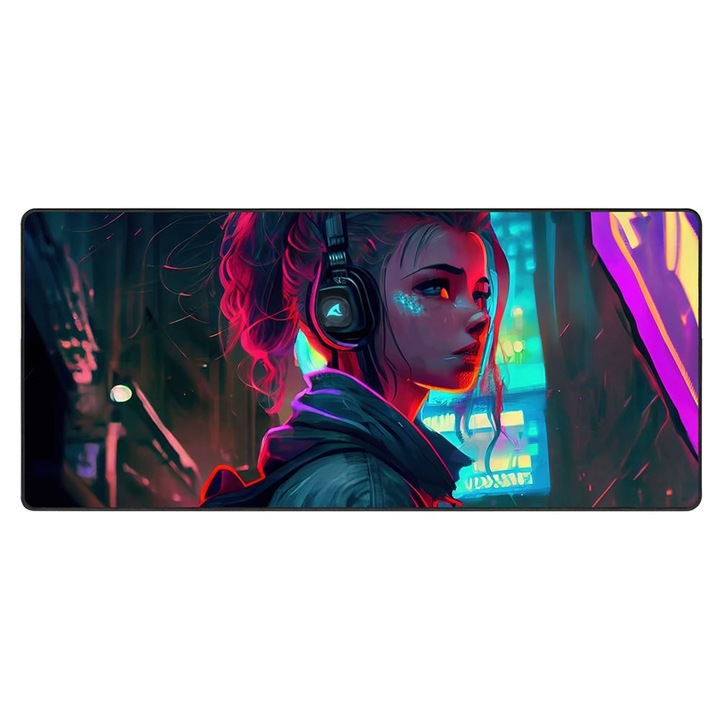 Sharkoon Skiller SGP50 D1 XXL egerpad, játékos, multicolor, 900x400x3, 5mm