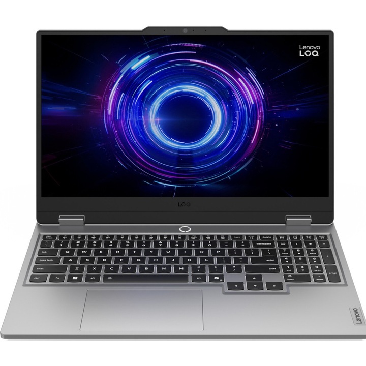 Лаптоп Lenovo LOQ, 15.6" Full HD, Intel® Core™ i5 13450HX до 4.6 GHz, 16 GB RAM DDR5 4800, 512 GB SSD, NVIDIA® GeForce® RTX 5050 8 GB, Free Dos, Luna Grey 512 GB