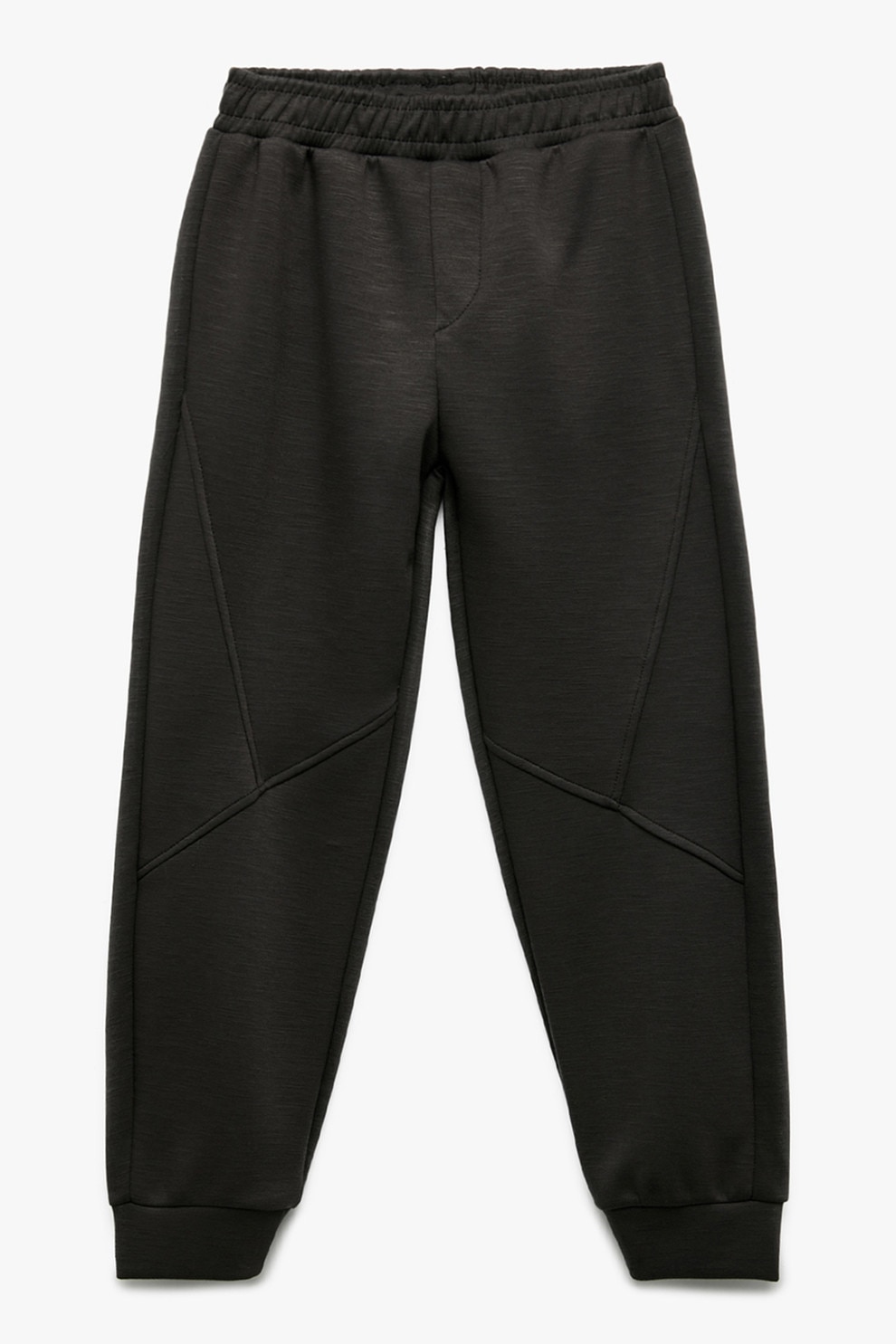 KOTON, Pantaloni uni de trening cu banda elastica, Gri antracit, 122-128 CM