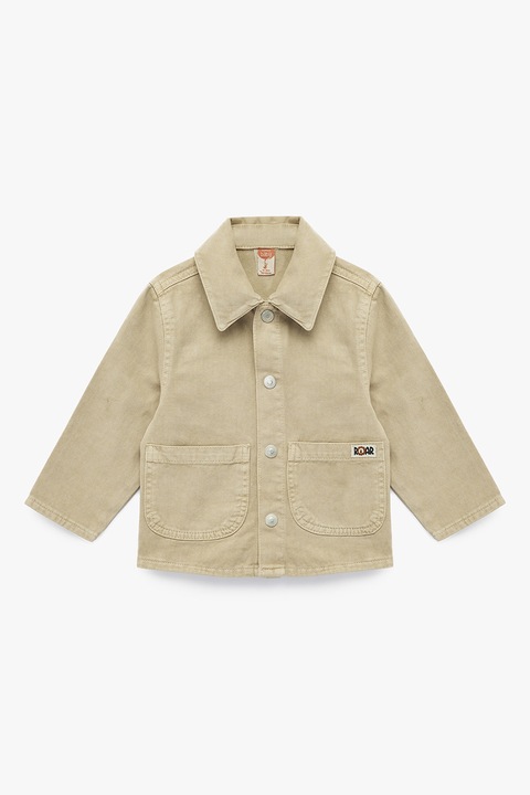KOTON, Jacheta cu guler, Maro nisip/Maro camel