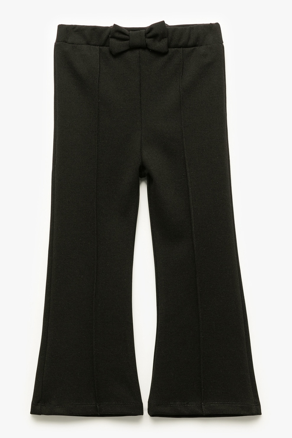 KOTON, Pantaloni bootcut cu funda, Negru, 74-80 CM