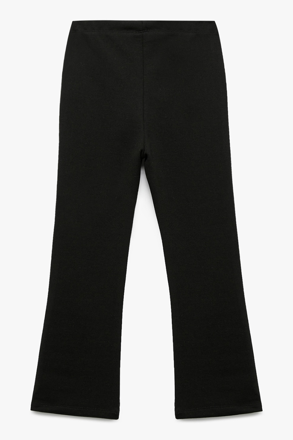 KOTON, Colanti uni bootcut, Negru, 92-98 CM
