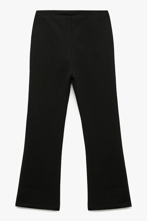 KOTON, Colanti uni bootcut, Negru