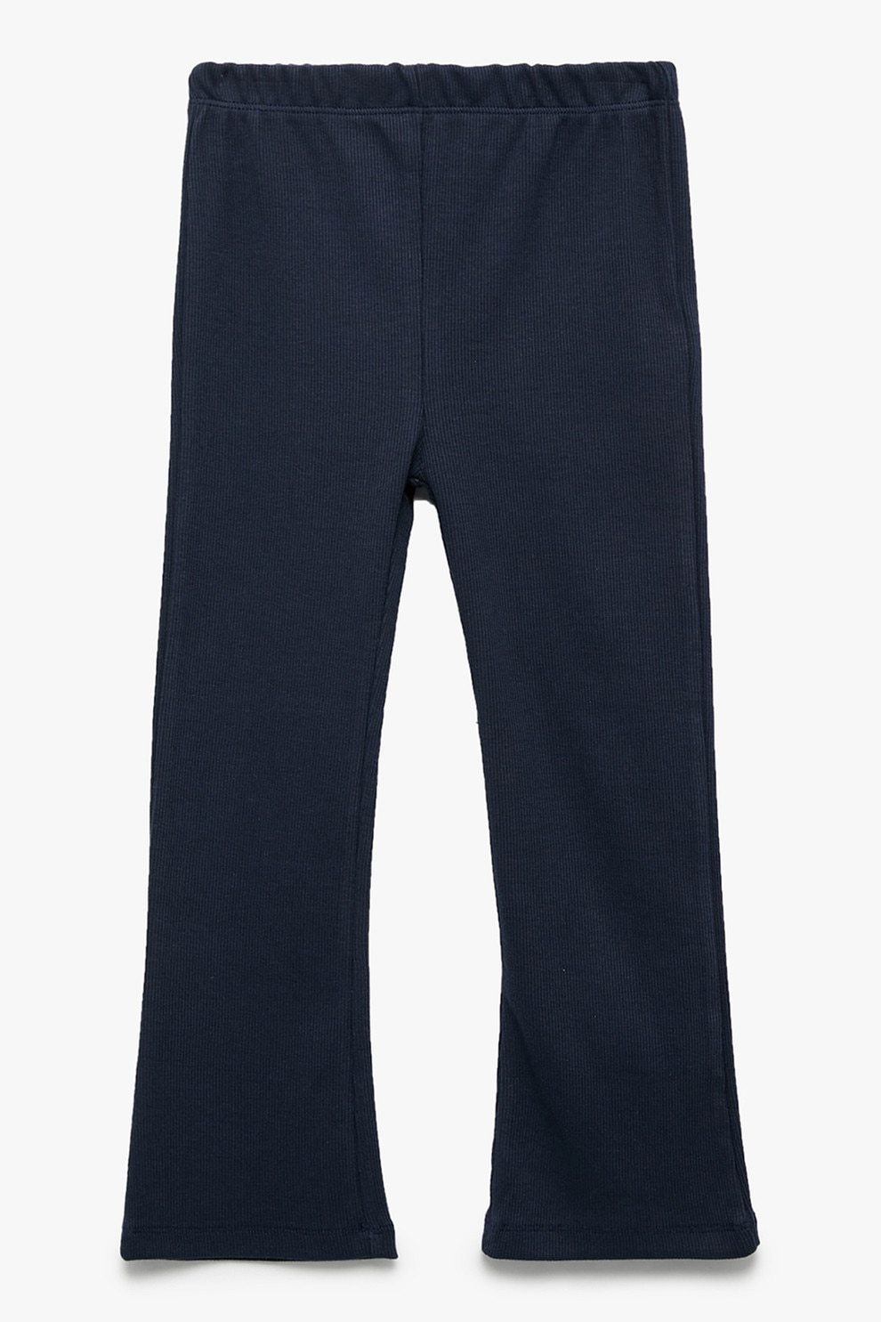 KOTON, Pantaloni evazati cu banda elastica, Bleumarin, 74-80 CM