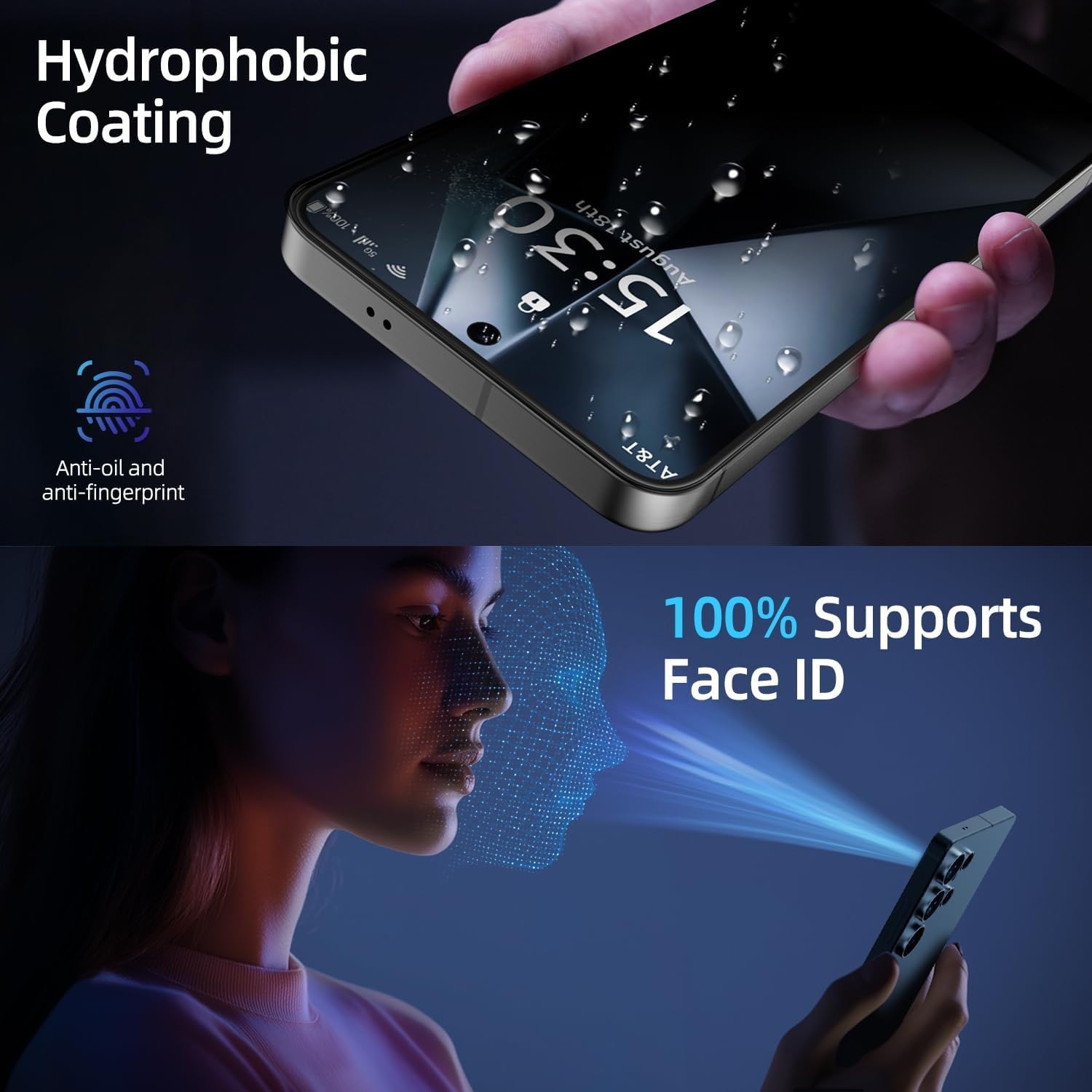 Folie de Protectie Sticla Securizata Omelivon, Samsung Galaxy S23, Full Cover, Negre, Kit Aplicare Instantă, Duritate 9H+, Anti Amprente