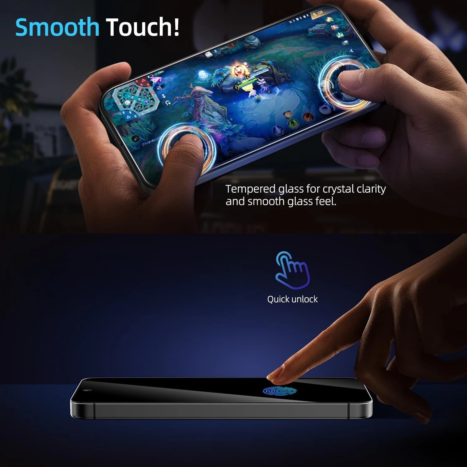 Folie de Protectie Sticla Securizata Omelivon, Samsung Galaxy S23, Full Cover, Negre, Kit Aplicare Instantă, Duritate 9H+, Anti Amprente