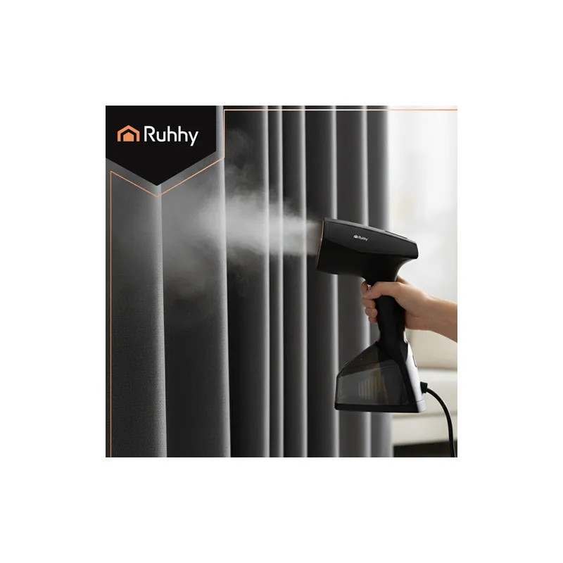 Aparat de calcat cu abur, pentru haine negre, 2000W, capacitate 360 ml, 3 nivele, afisaj, oprire automata