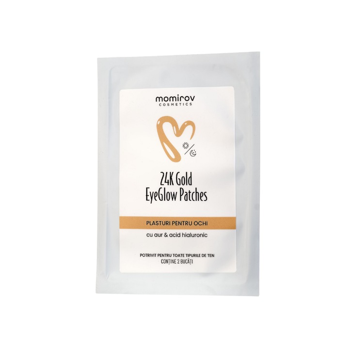 Plasturi hidrogel pentru ochi 24K Eyeglow – 2 buc