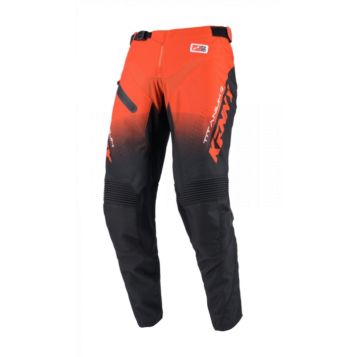 Pantaloni KENNY RACING cross/enduro, titanium, negru/portocaliu, marimea 38