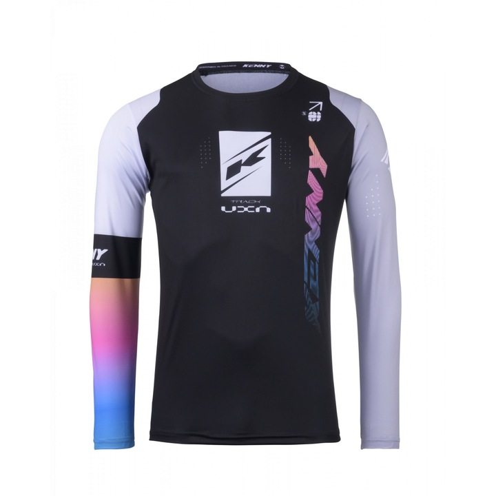 Bluza pentru cross/enduro Kenny Racing, Track Zoom, negru/gri, XL