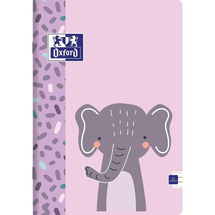 Iskolai füzet Oxford, puha borító, 32 oldal