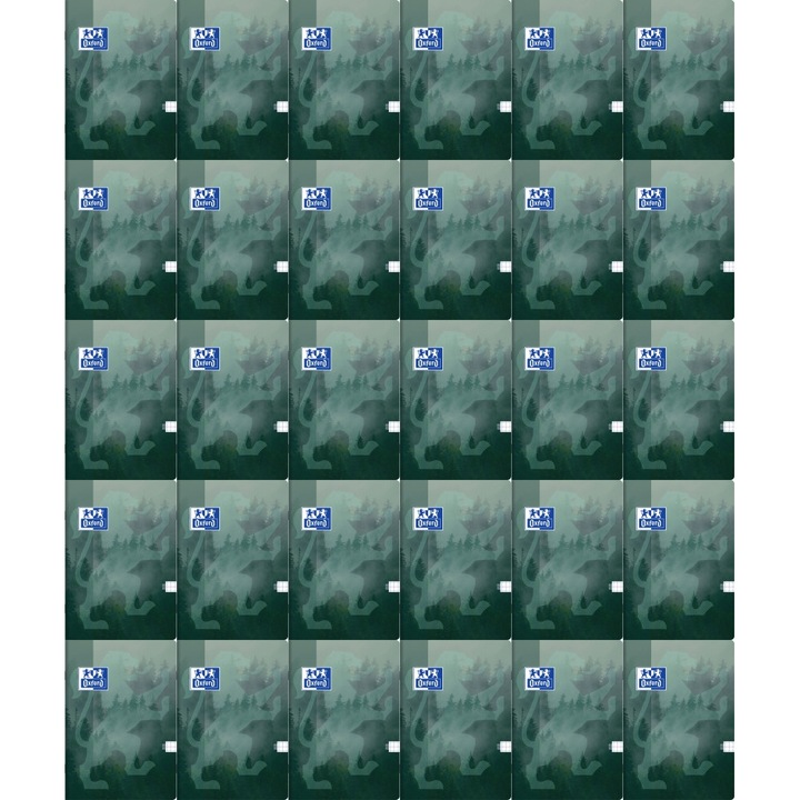 Oxford Teen A5 füzet szett, 10 db, 21x15cm, 32 lap, vegyes színek, puha borító, kockás, szegéllyel