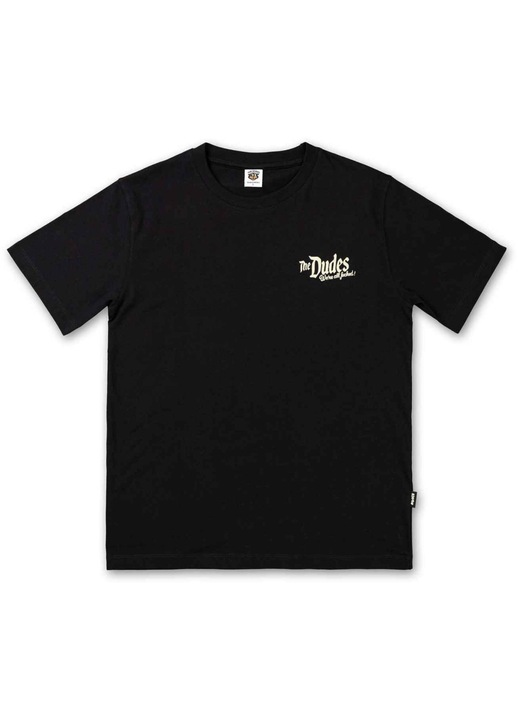 Férfi póló The Dudes, pamut, fekete, L INTL