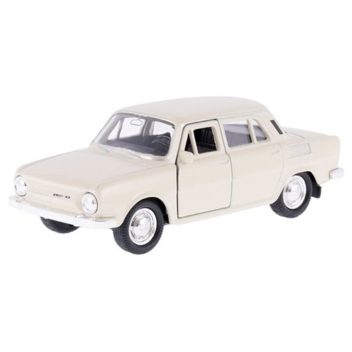 Welly Skoda 100 fém modell, krém, 12 cm