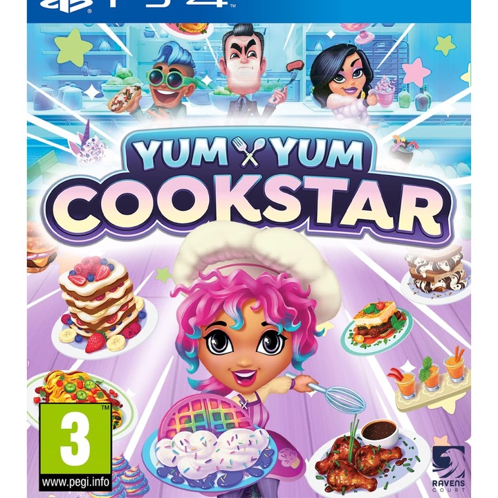 Joc, Yum Yum Cookstar, simulare, PlayStation 4, 2022