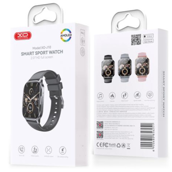 Ceas sportiv, Bluetooth 1,9 inch IP67, Roz / Auriu